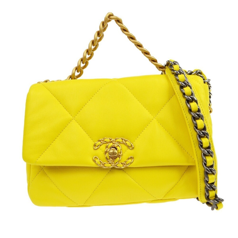 Chanel 19 Flap Bag Quilted Lambskin